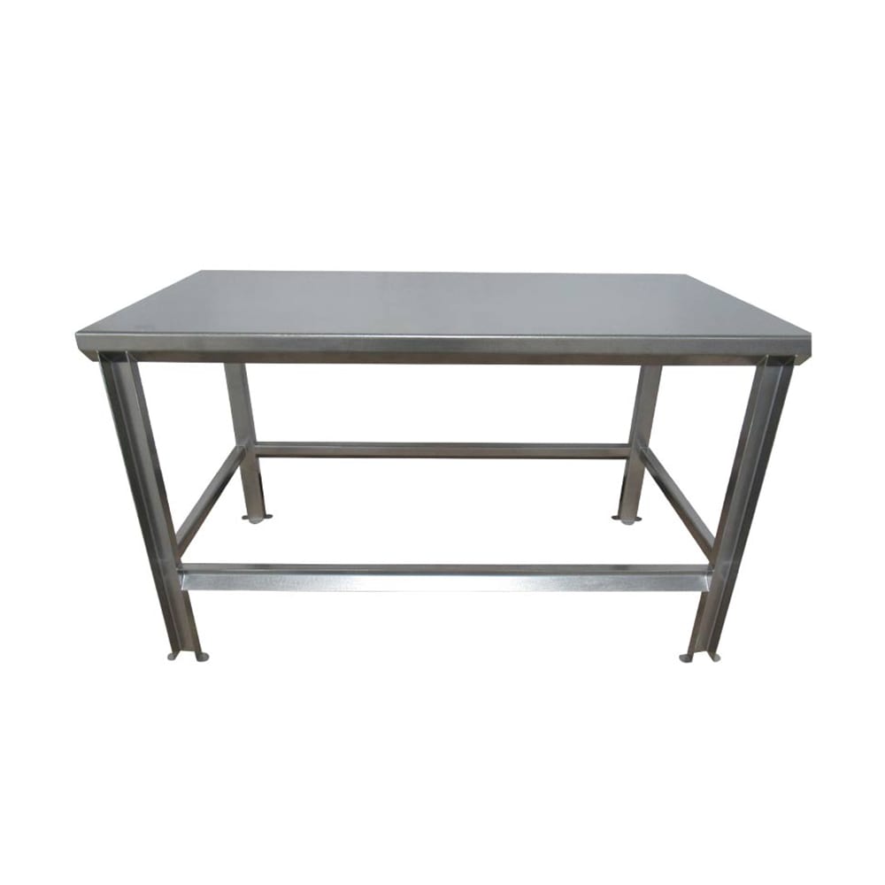 335-SSL100172X24 72" 11 ga Work Table w/ 304 Series Stainless Flat Top