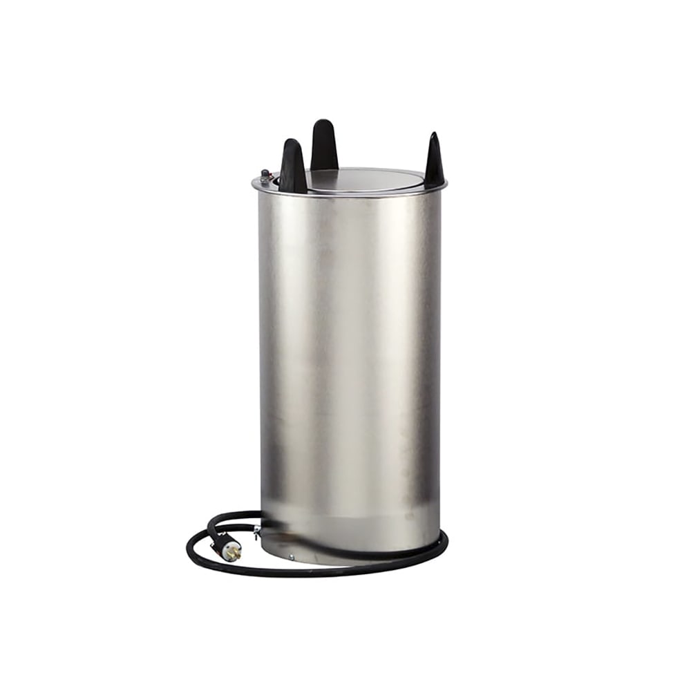121-601125 14 1/4" Heated Drop In Dish Dispenser - ADA, Stainless, 120v