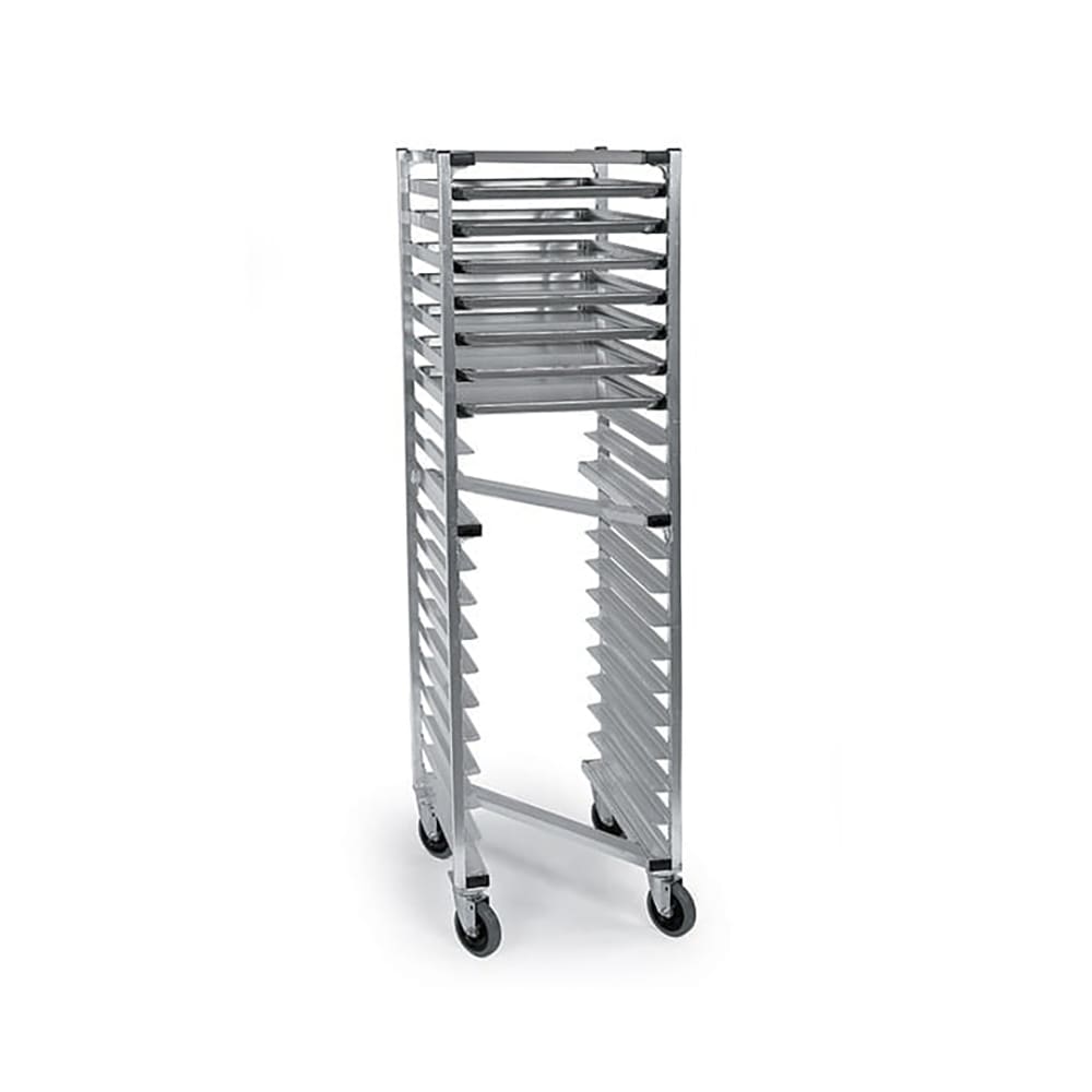 121-8521 20 1/2"W 20 Sheet Pan Rack w/ 3" Bottom Load Slides
