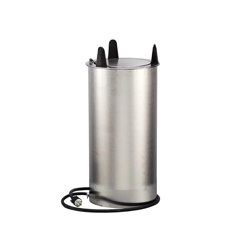 121-601225 15 7/8" Heated Drop In Dish Dispenser - ADA, Stainless, 120v