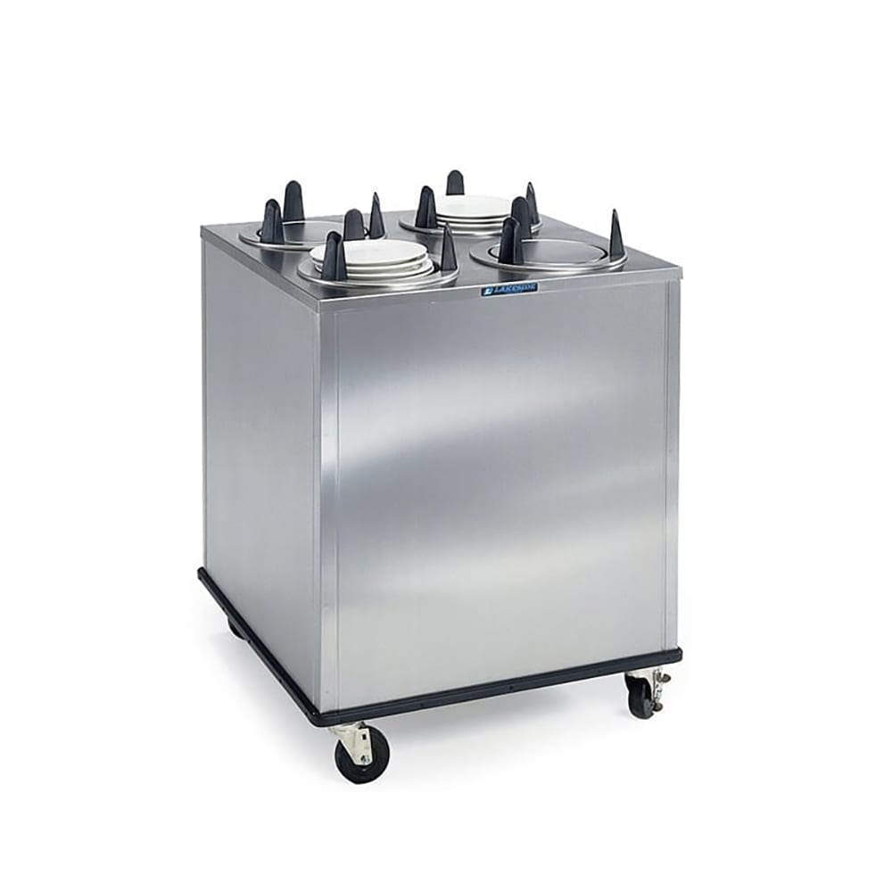 121-5400 32" Mobile Dish Dispenser w/ (4) Columns, Stainless