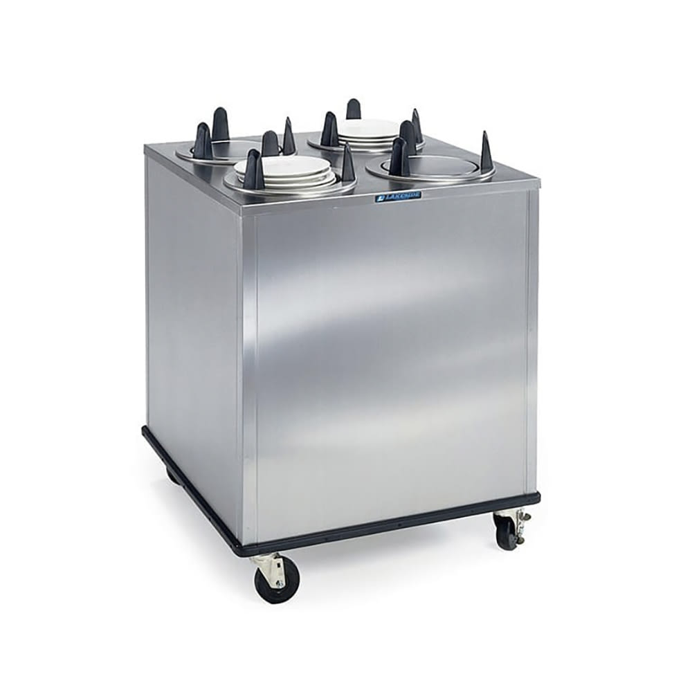 121-5406 32" Mobile Dish Dispenser w/ (4) Columns, Stainless