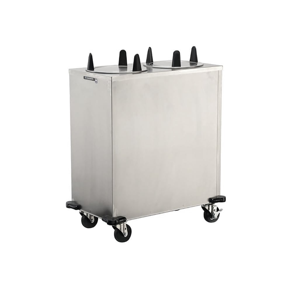 121-5206 32" Mobile Dish Dispenser w/ (2) Columns, Stainless