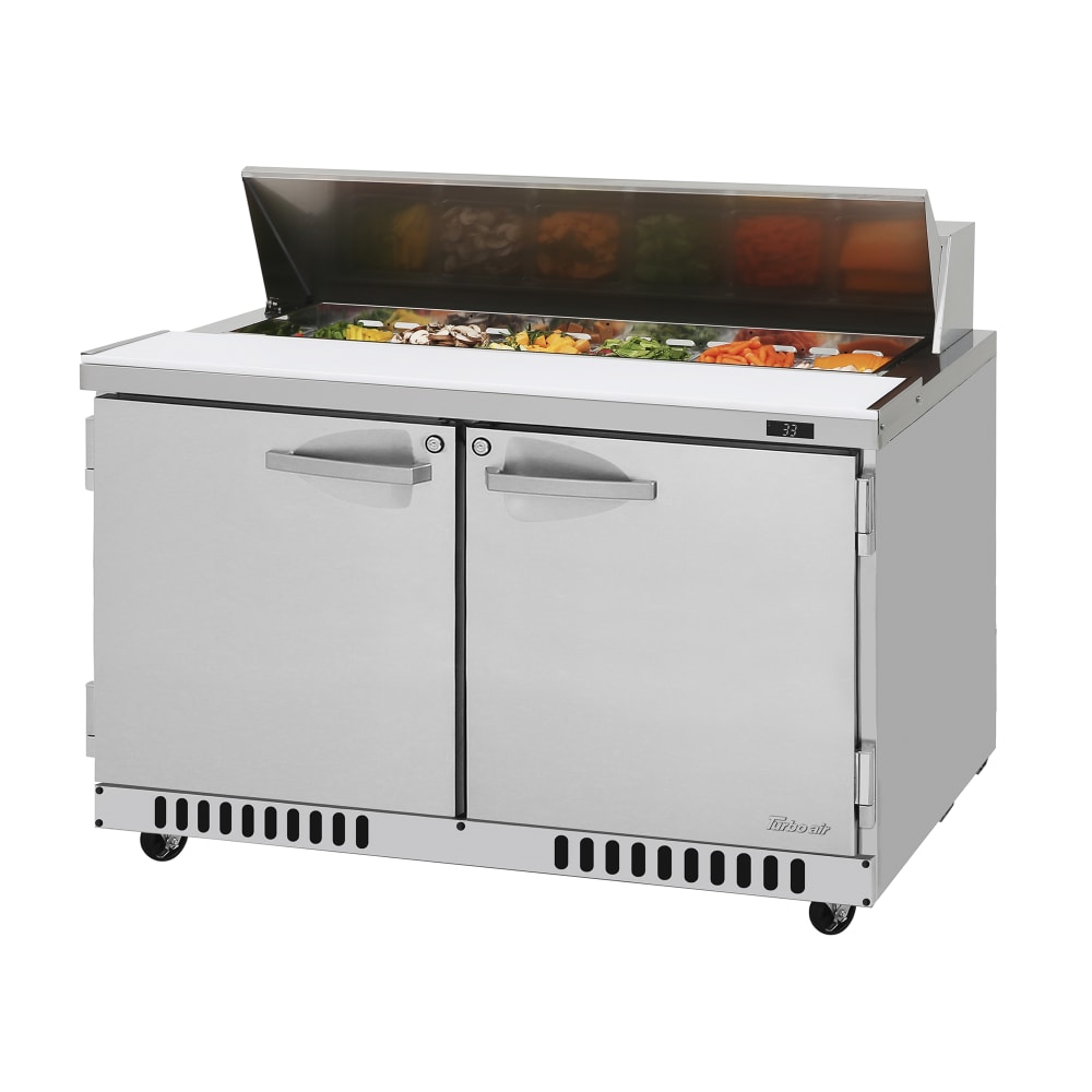 083-PST48FBN 48 1/4" PRO Series Sandwich/Salad Prep Table w/ Refrigerated Base, 115v