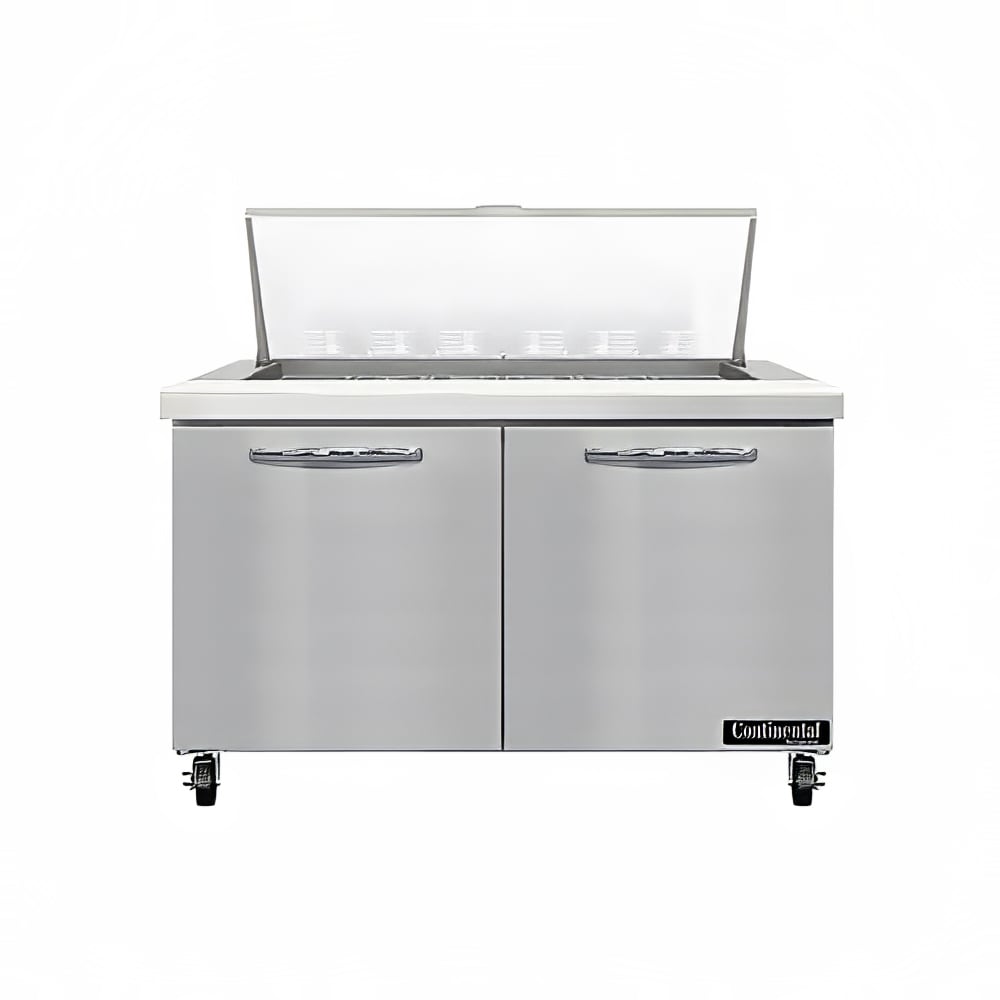 160-SW48N18M 48" Sandwich/Salad Prep Table w/ Refrigerated Base, 115v