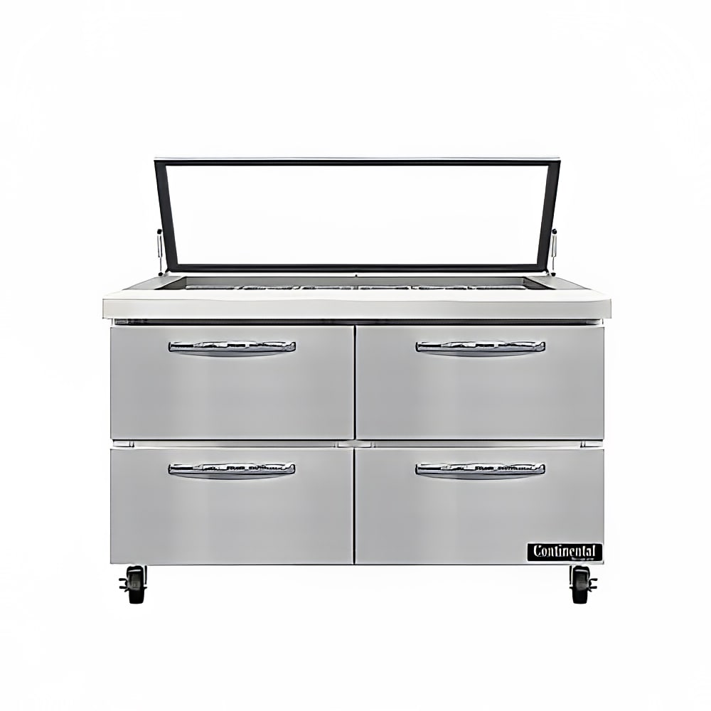 160-SW48N18MHGLFBD 48" Sandwich/Salad Prep Table w/ Refrigerated Base, 115v