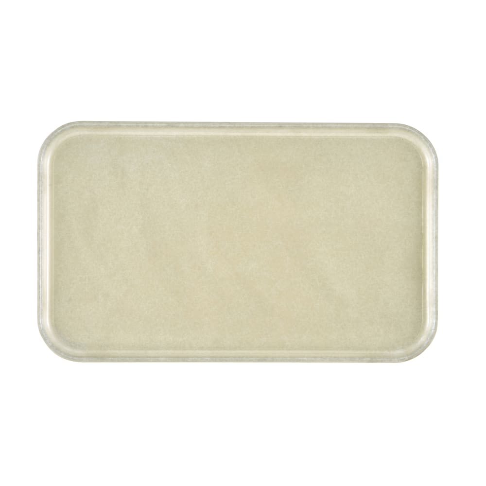 144-1220D101 Rectangular Dietary Tray - For Patient Feeding, 12" x 20", Antique Parchme...