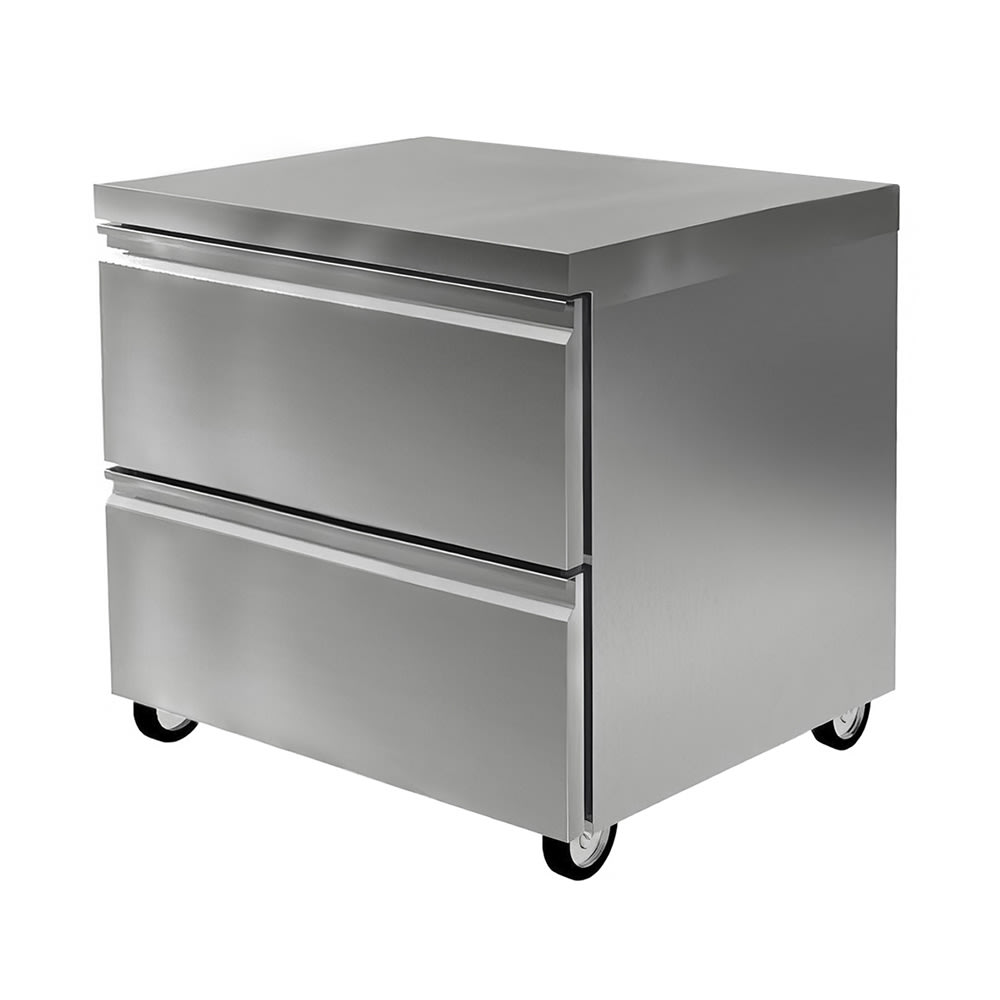032-D4432NP 32"W Undercounter Refrigerator w/ (1) Section & (2) Drawers, 115v