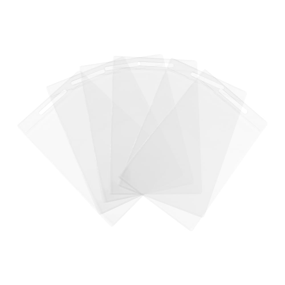 287-ROLLPKTS Pockets for Tabletop Roll Stand - 4 1/2" x 6 1/2", Vinyl, Clear