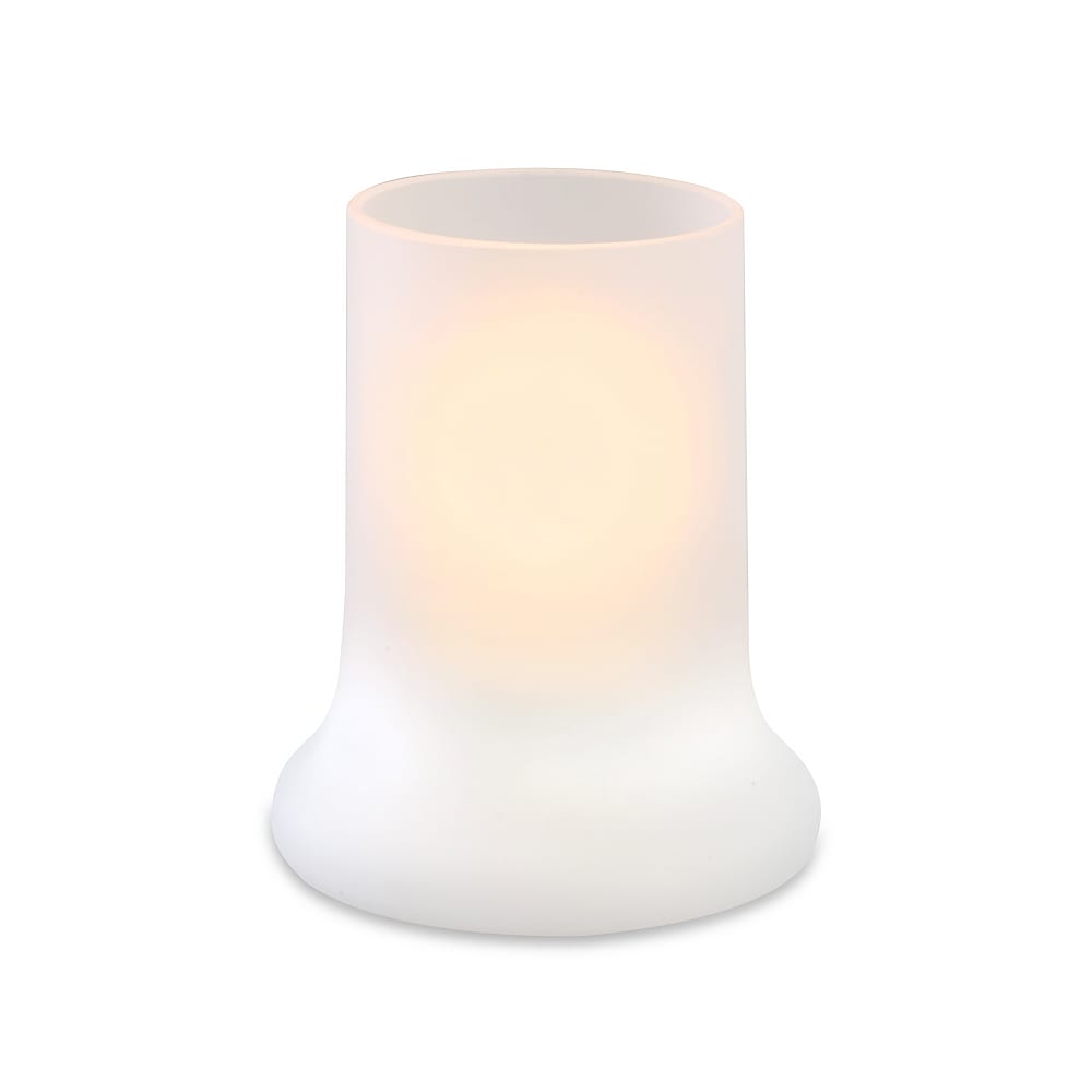 Sterno 80132 Bondir Candle Lamp - 3 3/4"D x 4 1/2"H, Glass, Frosted