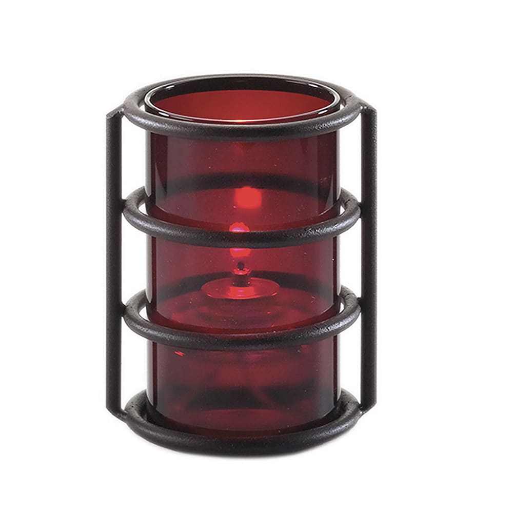 Sterno 85306 Candle Lamp Globe Cylinder for 85144, 85146, 85186, 85188, 85192 & 85238, Red
