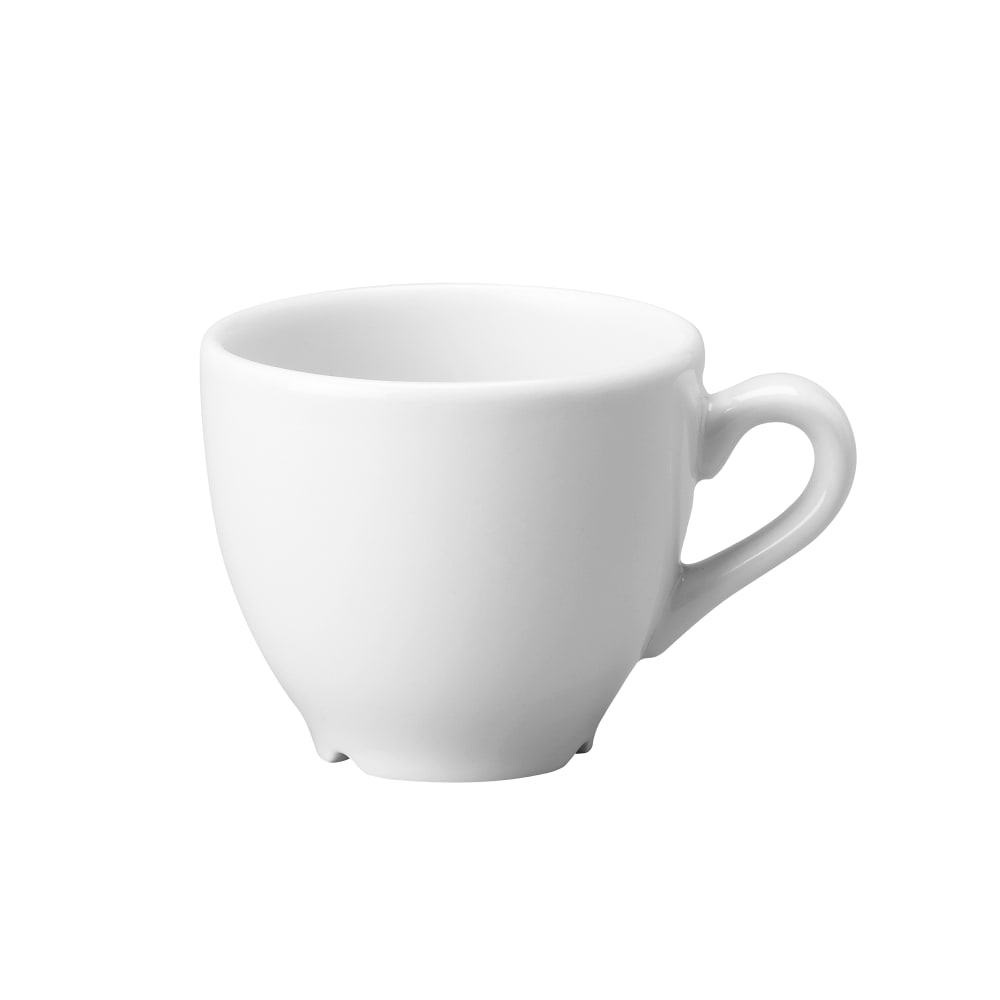 893-WHCEB91 3 oz Espresso/Cafe Cup - Ceramic, White