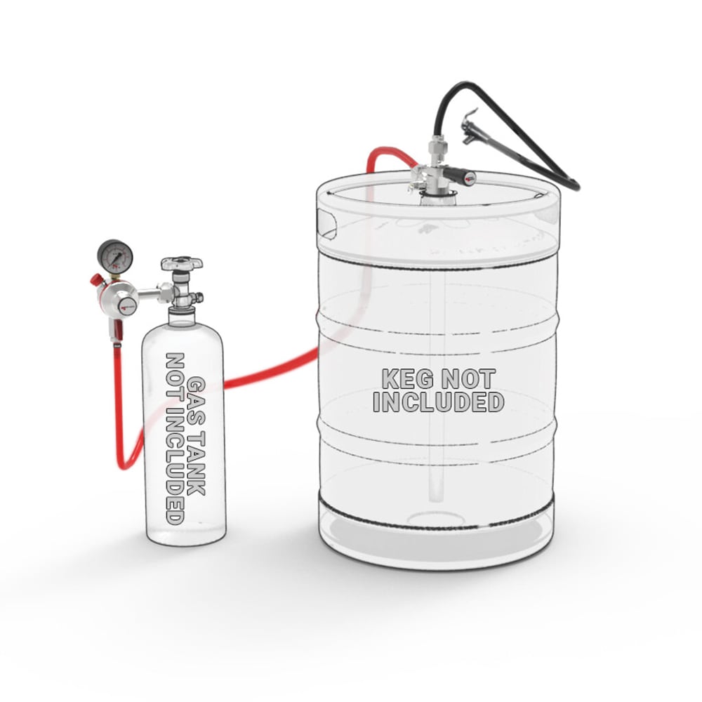 711-EZTAPHLC "D" System CO2 Party Dispensing System w/ Hose & Faucet