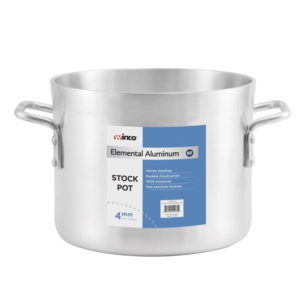 080-ALST24 24 qt Aluminum Stock Pot