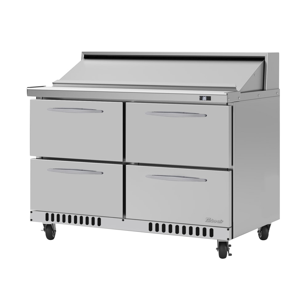 083-PST48D4FBN 48 1/4" PRO Series Sandwich/Salad Prep Table w/ Refrigerated Base, 115v