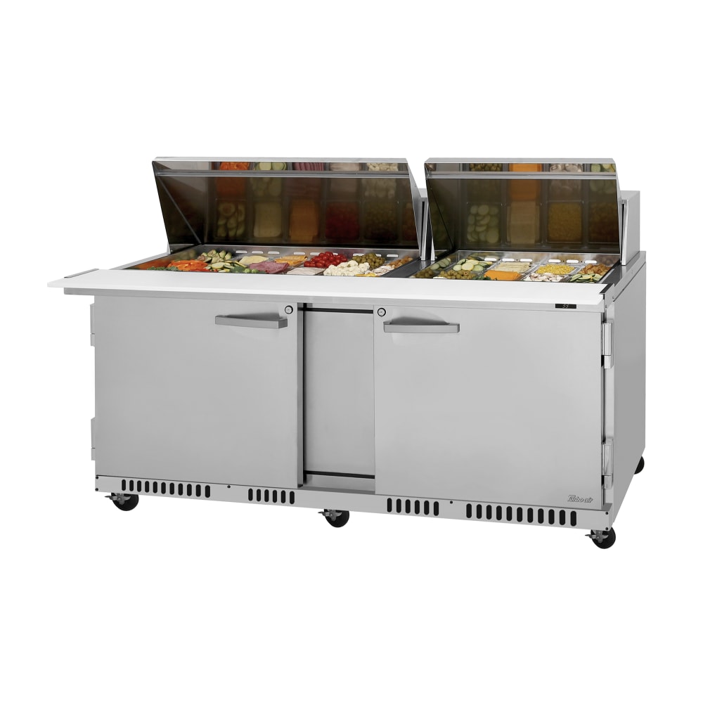 083-PST60D4FBN 60 1/4" PRO Series Sandwich/Salad Prep Table w/ Refrigerated Base, 115v