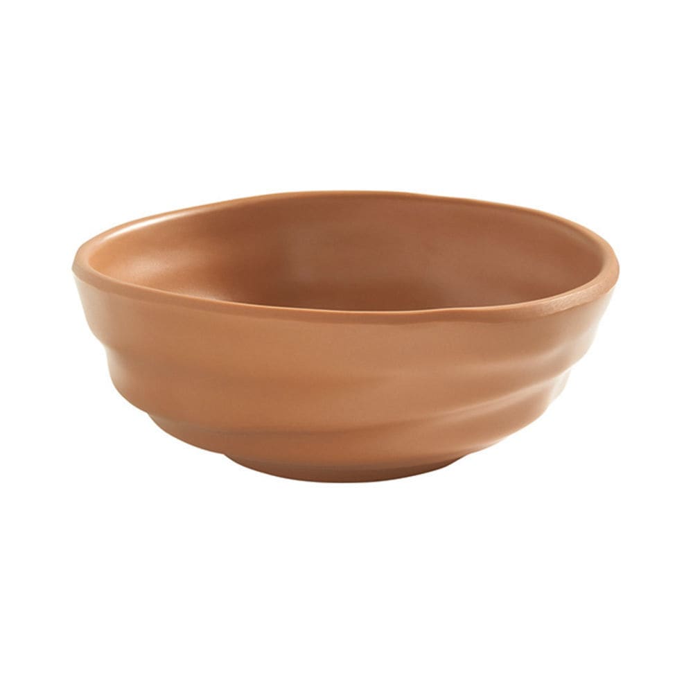 166-MRB13TC 13 oz Round Melamine Bowl, Terracotta