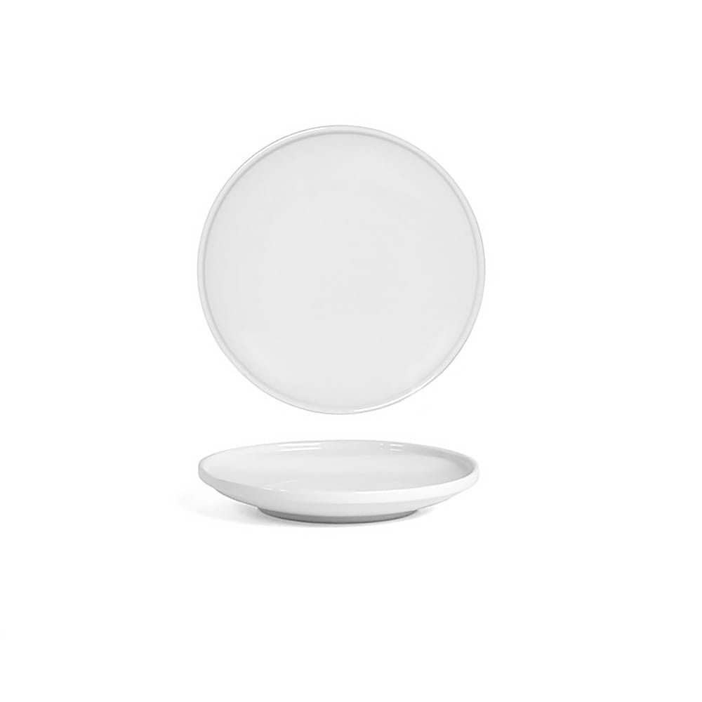 872-DAP092WHP23 6" Round Bevel™ Plate - Porcelain, White