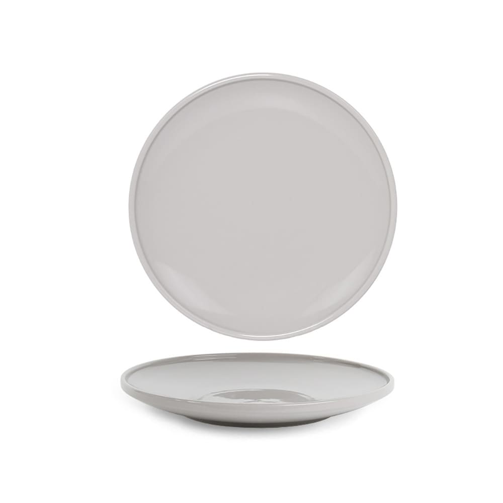 872-DDP095GYP22 9" Round Bevel™ Plate - Porcelain, Stone