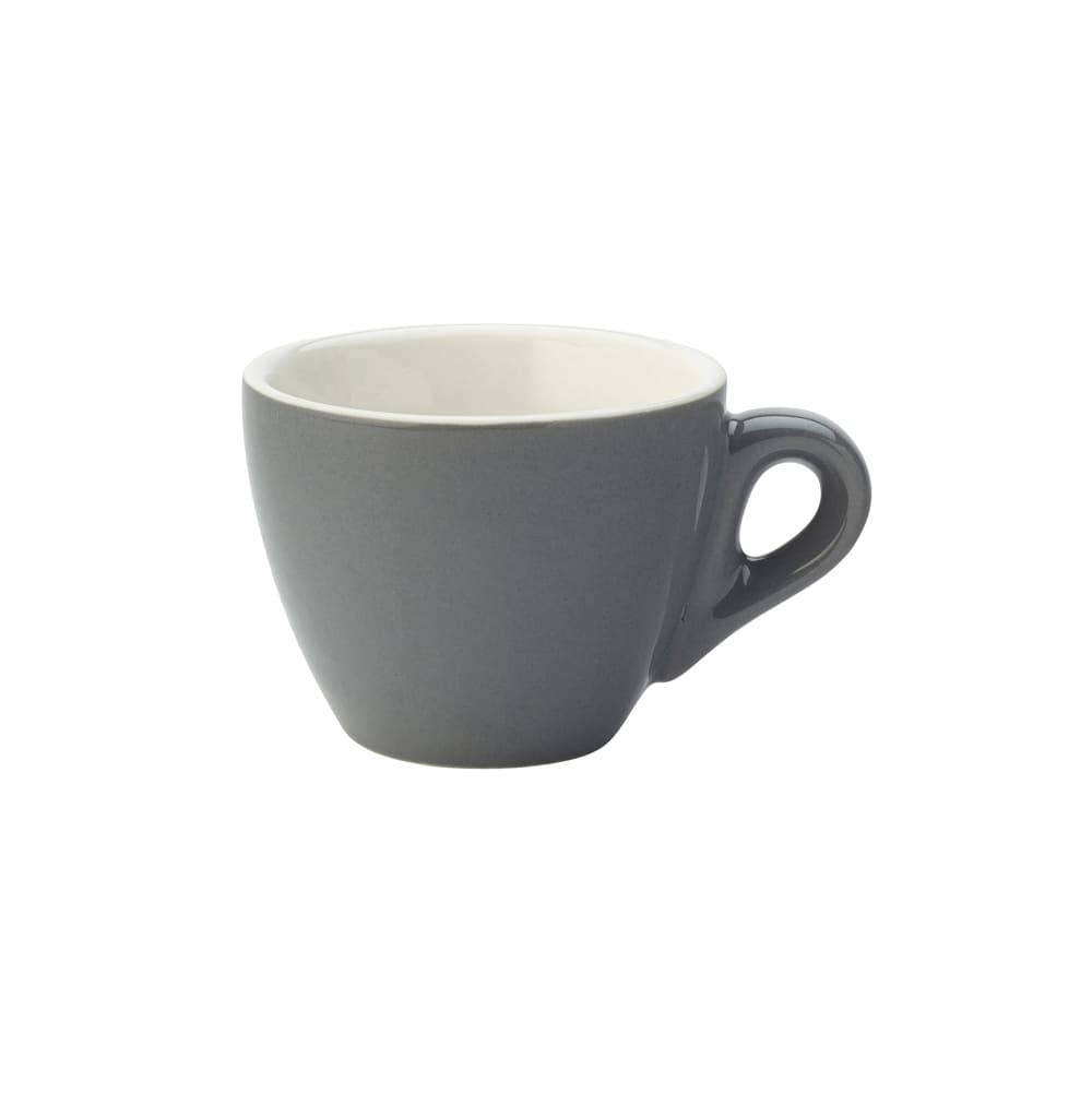 706-UCT8107 2 3/4 oz Utopia Barista Espresso Cup - Porcelain, Gray