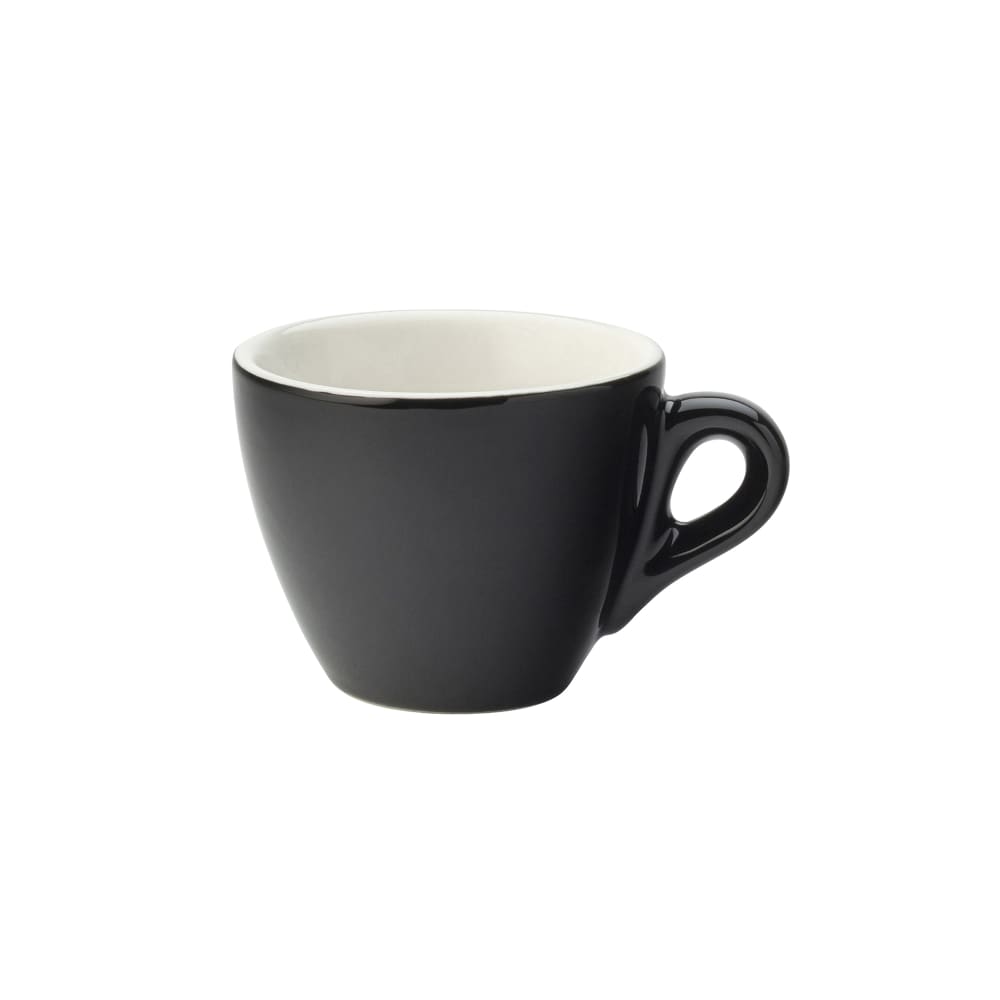 706-UCT8110 2 3/4 oz Utopia Barista Espresso Cup - Porcelain, Black