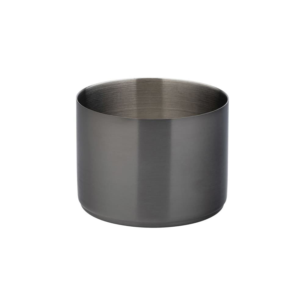 706-UF92112 9 oz Utopia Round Ramekin - Stainless Steel, Brushed Black