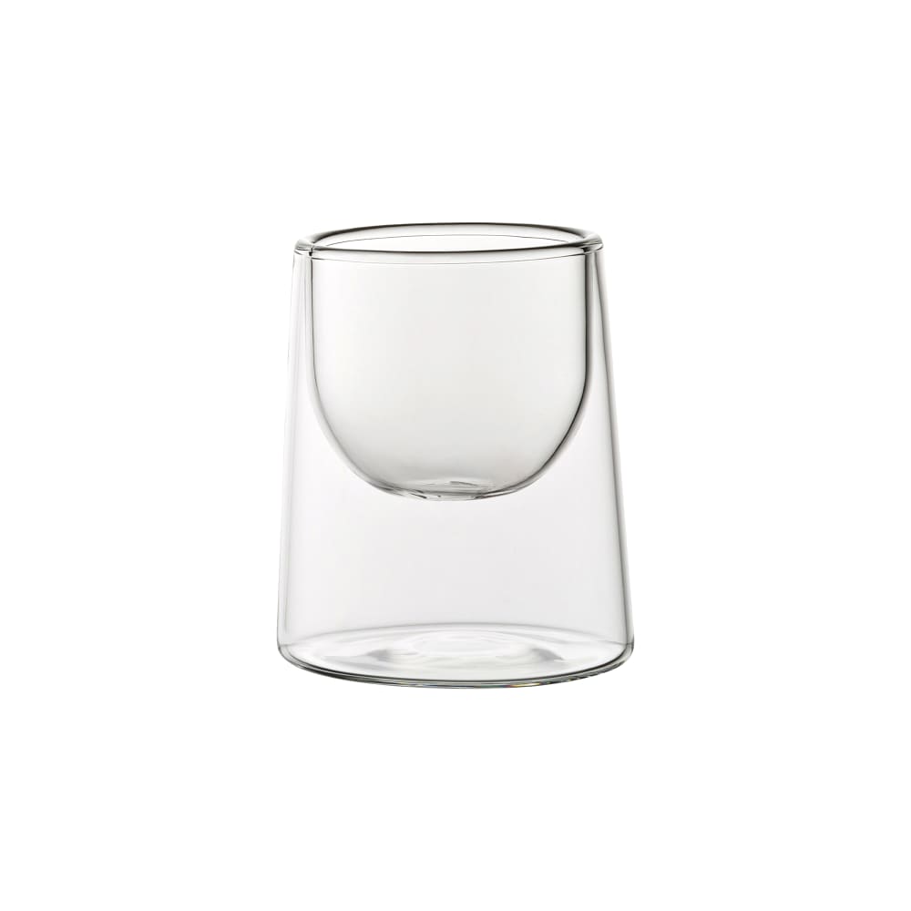 706-UR90062 2 1/2 oz Utopia Double Walled Dessert Tasting Dish