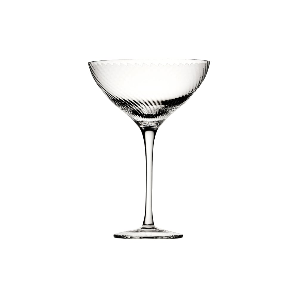 706-UR90729 10 1/4 oz Utopia Twisted Hayworth Coupe Glass