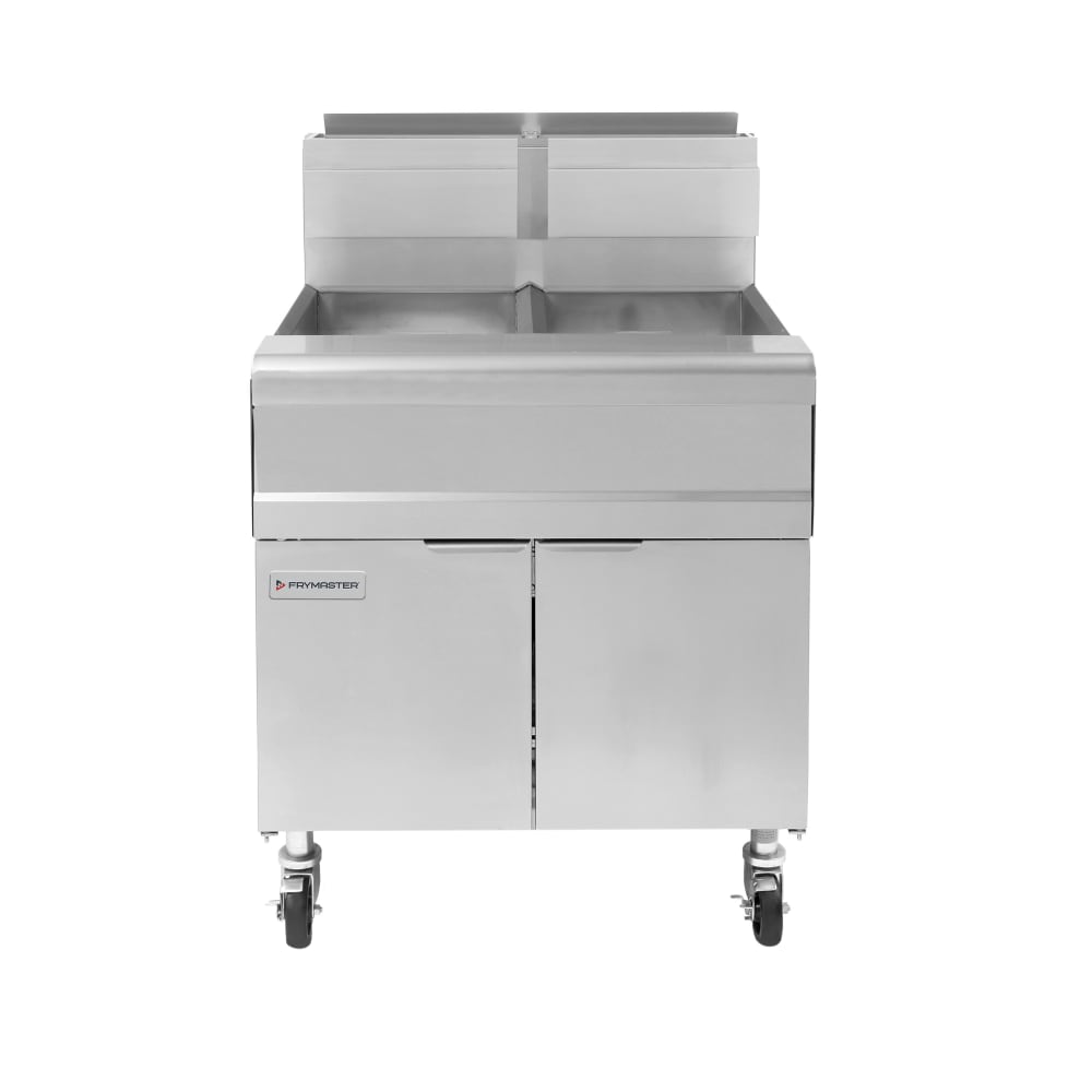 006-MJ240LP Gas Fryer - (2) 40 lb Vats, Floor Model, Liquid Propane