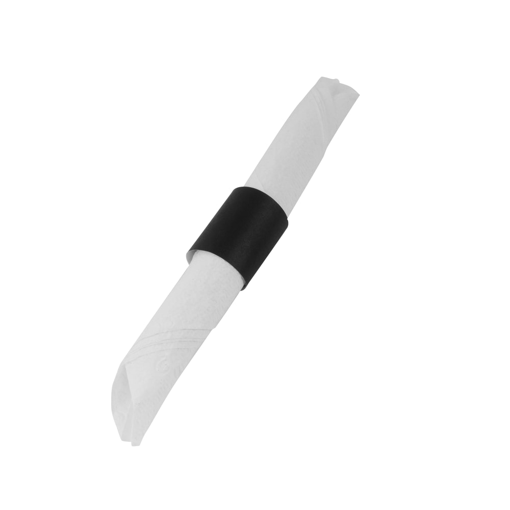 285-NBBL Napkin Bands - Paper, Black