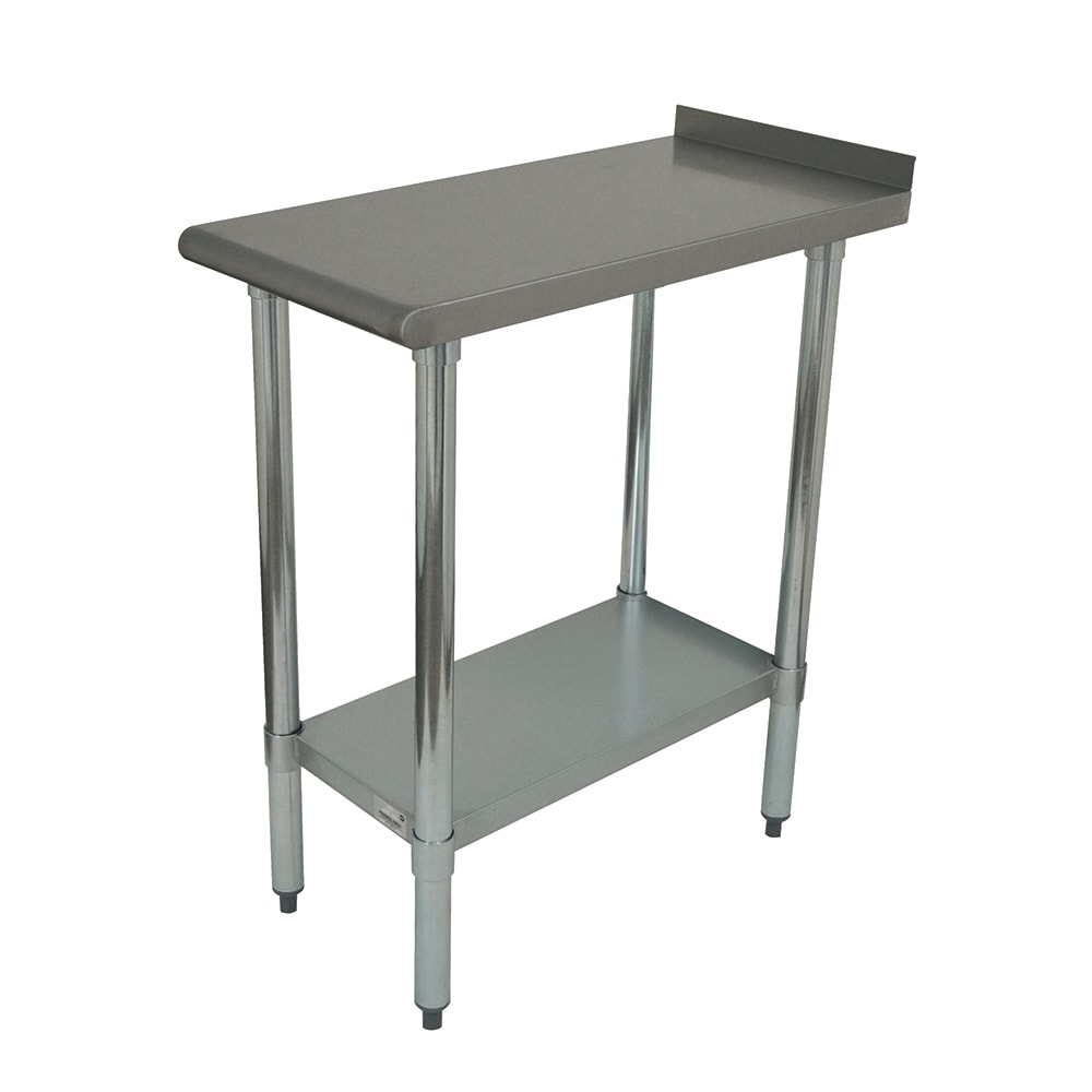 009-FTS3015X Equipment Filler Table w/ Undershelf - 15" x 30", Stainless