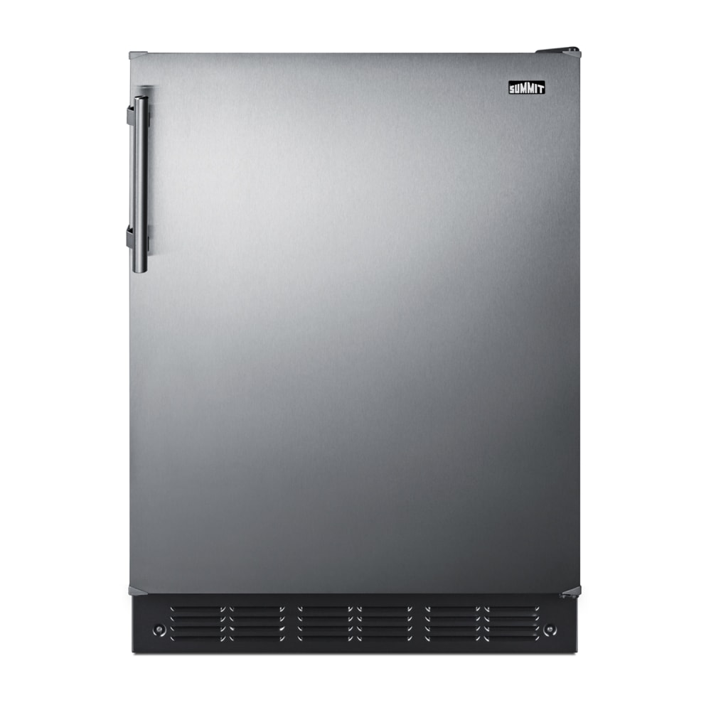 Summit FF708BL7SS 24" Undercounter Refrigerator w/ (1) Section & (1) Door, 115v