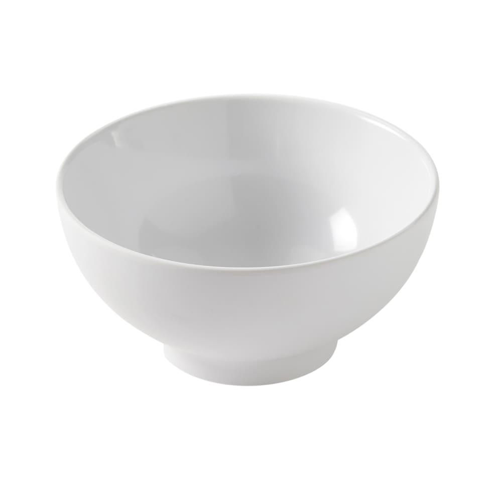 166-NBW30 30 oz Round Melamine Noodle Bowl, White