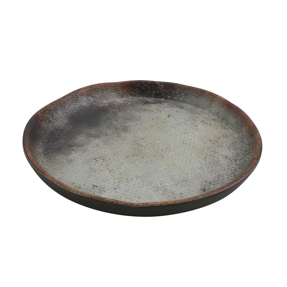 284-20009WVN 8" Round Melamine Dinner Plate, Woven