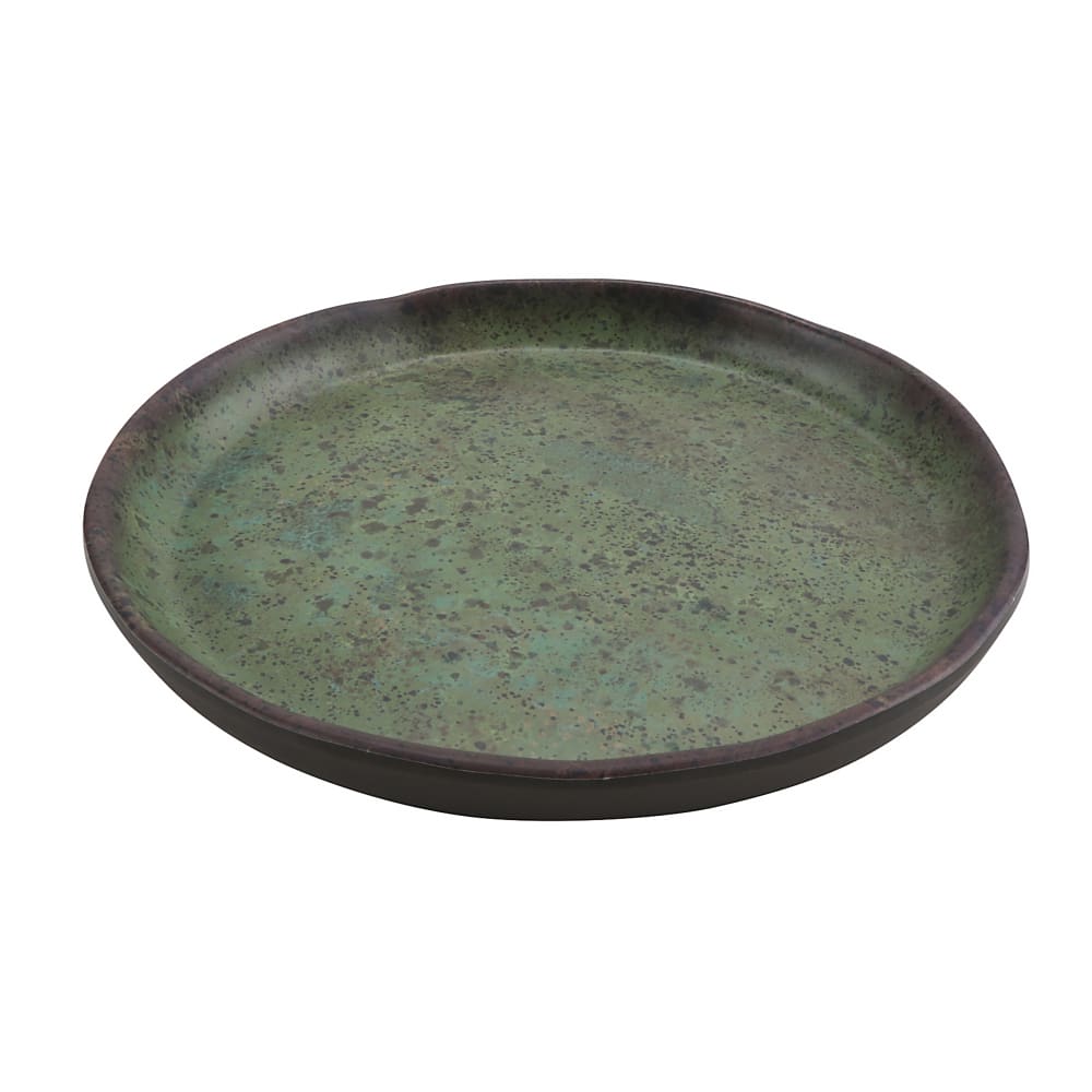 284-20009SP 8" Round Melamine Dinner Plate, Spruce