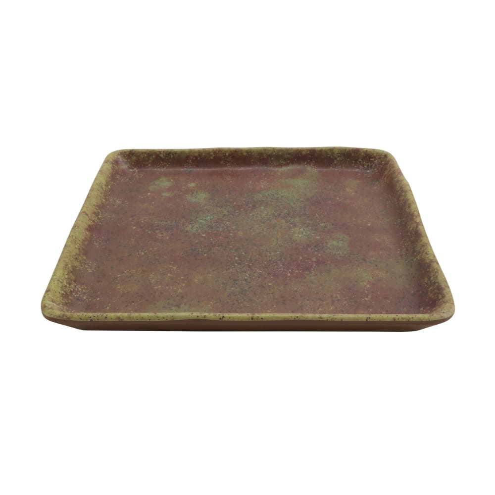 284-20031CAI 6" Square Melamine Dinner Plate, Clay Azul Iris