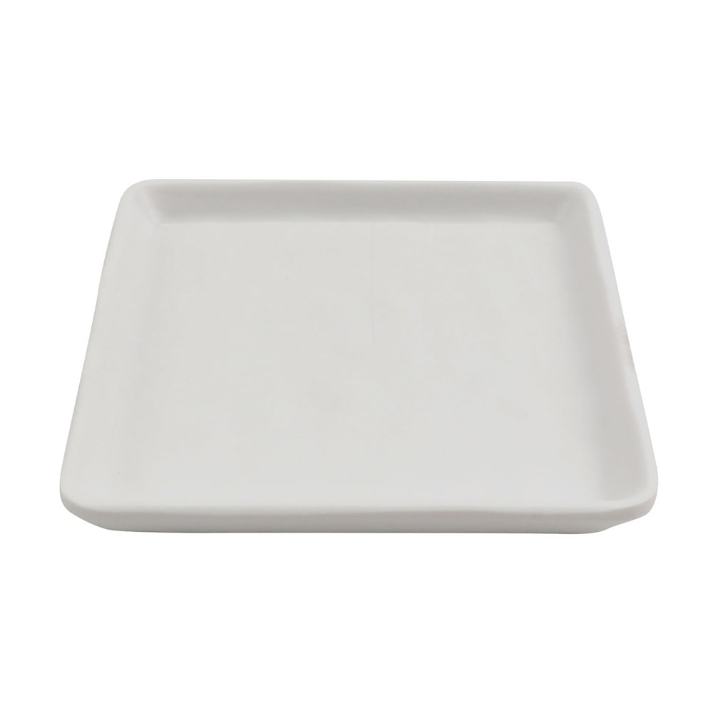 284-20030TOH 4" Square Melamine Dinner Plate, Touch of Honey