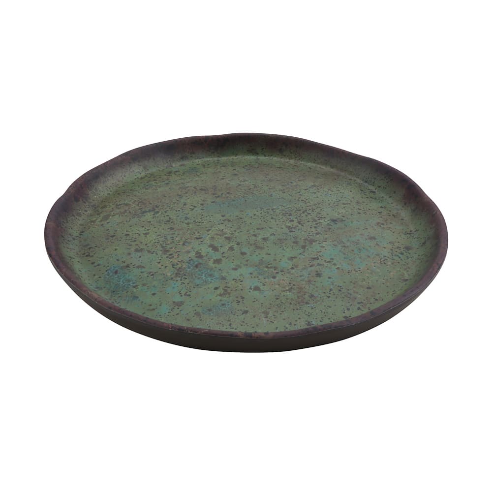 284-21141SP 10" Round Melamine Dinner Plate, Spruce