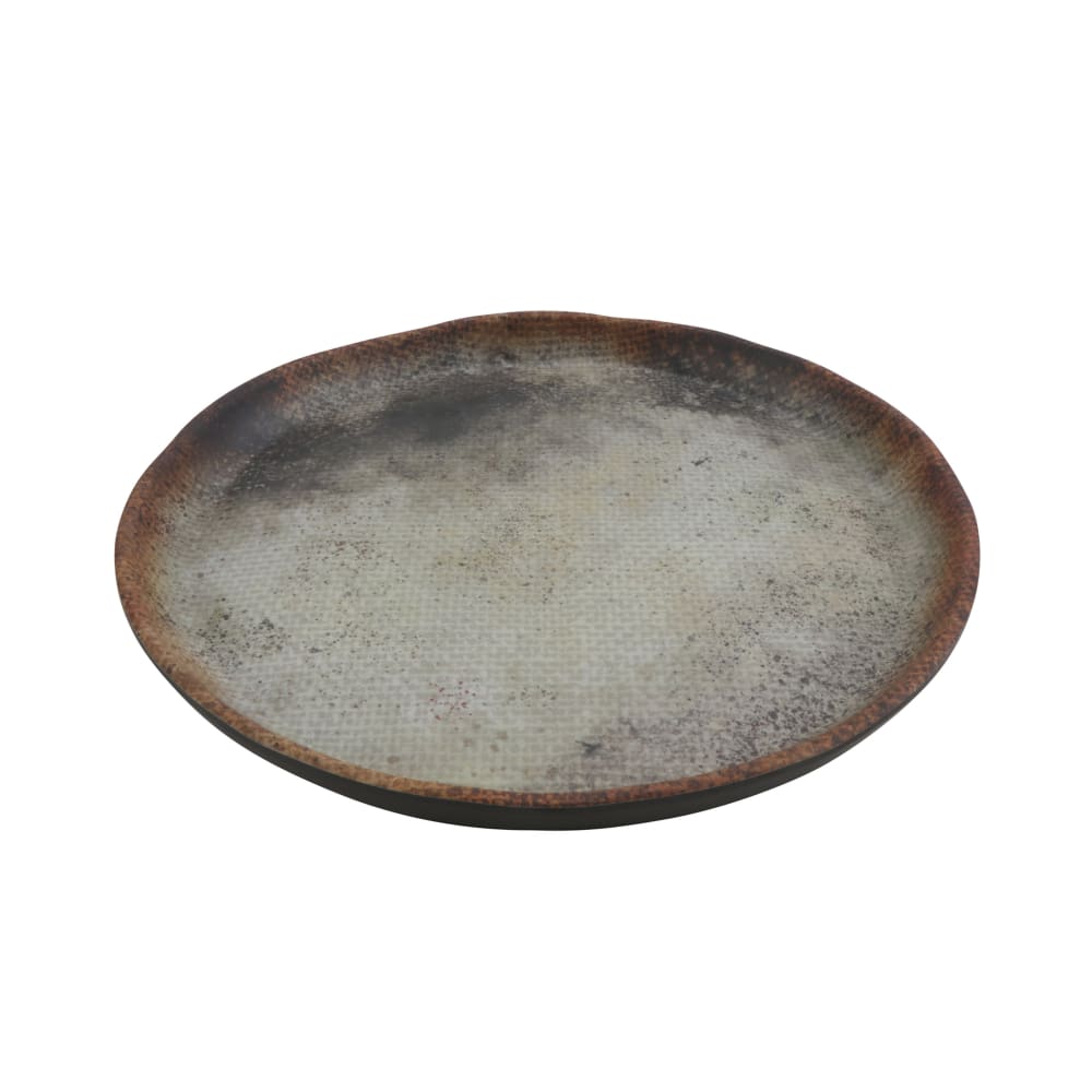 284-21141WVN 10" Round Melamine Dinner Plate, Woven