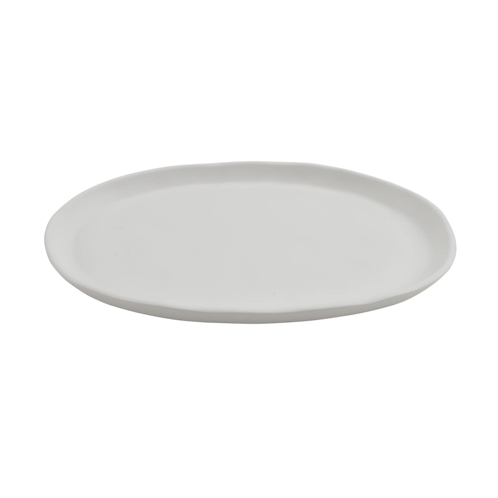 284-21142TOH 12" x 7 3/4" Oval Cheforward™ Plate - Melamine, Touch of Honey