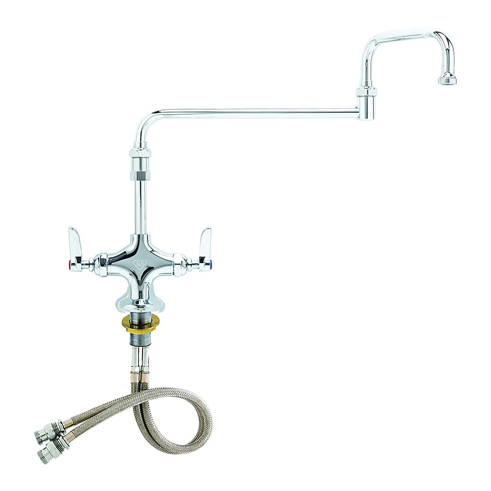 207-DBLTS18NZLJ Deck Mount Pantry Faucet w/ 18" Double Jointed Swing Nozzle 