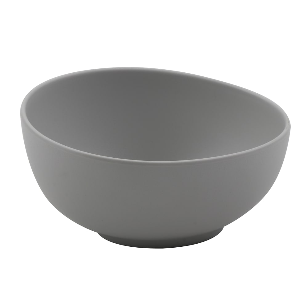 284-B1000LG 10 oz Round Melamine Bouillon Bowl, Light Gray