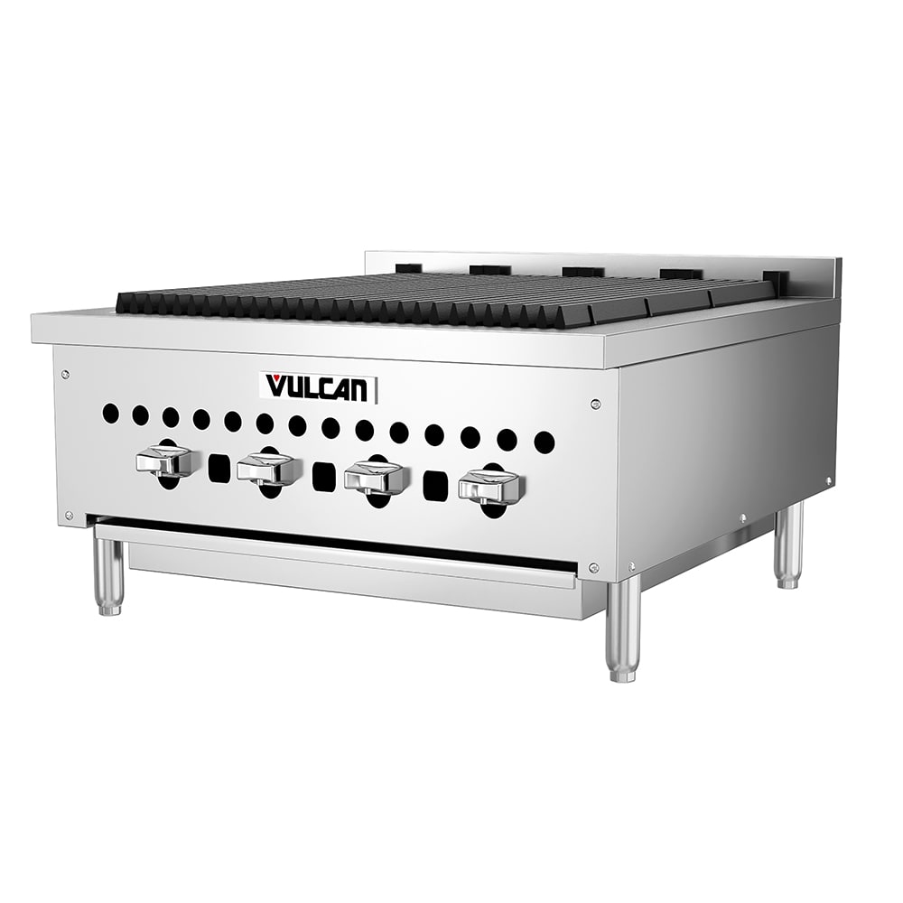 207-VCCB25LP 25 1/4" Radiant Charbroiler w/ Cast Iron Grates, 58,000 BTU, Liquid Propane