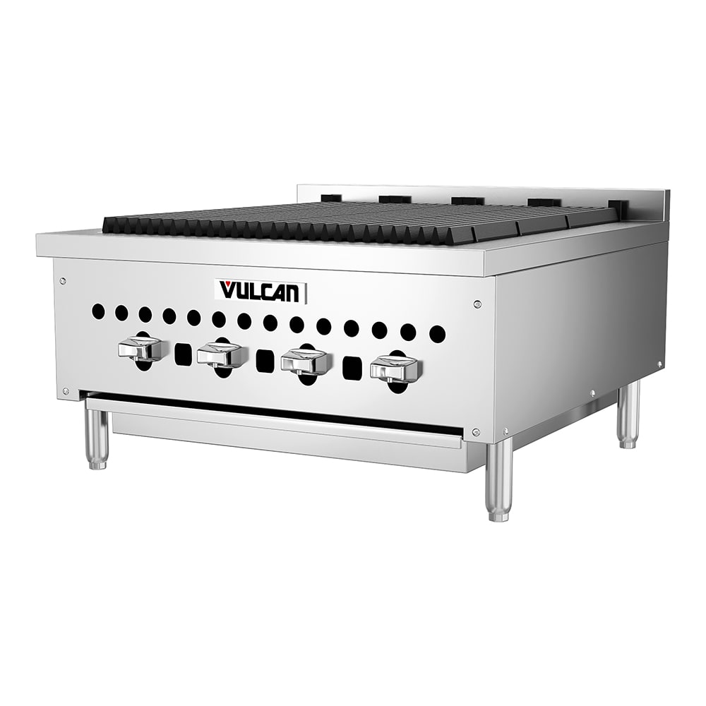207-VCCB25NG 25 1/4" Radiant Charbroiler w/ Cast Iron Grates, 58,000 BTU, Natural Gas