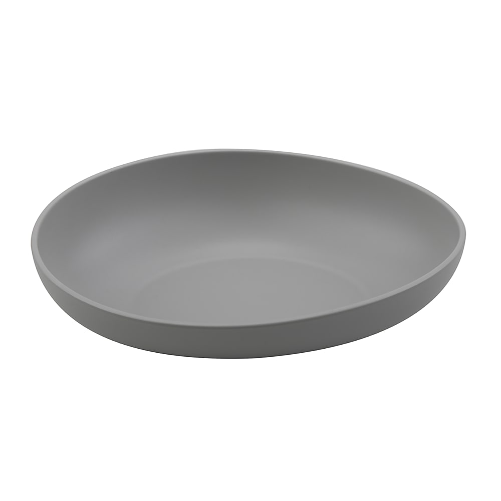 284-B5000LG 50 oz Round Melamine Entrée Bowl, Light Gray