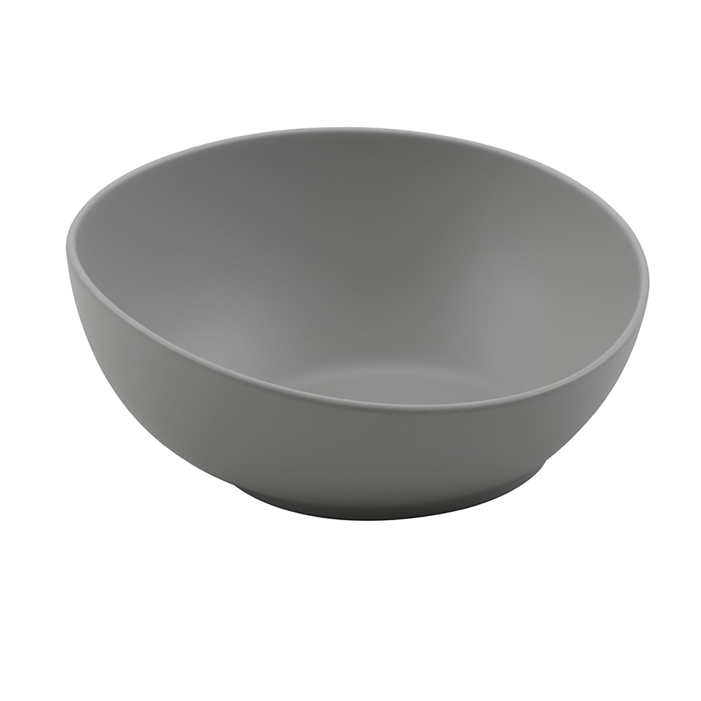 284-B7535LG 30 oz Round Melamine Pho Bowl, Light Gray