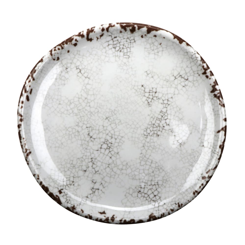 284-CS5FM 5 1/2" Round Melamine Bread/Side Dish Plate, French Mill