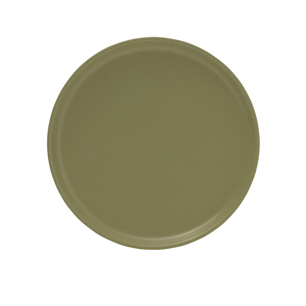 106-5275168 8 1/2" Round Solitude Coupe Plate - Stoneware, Green