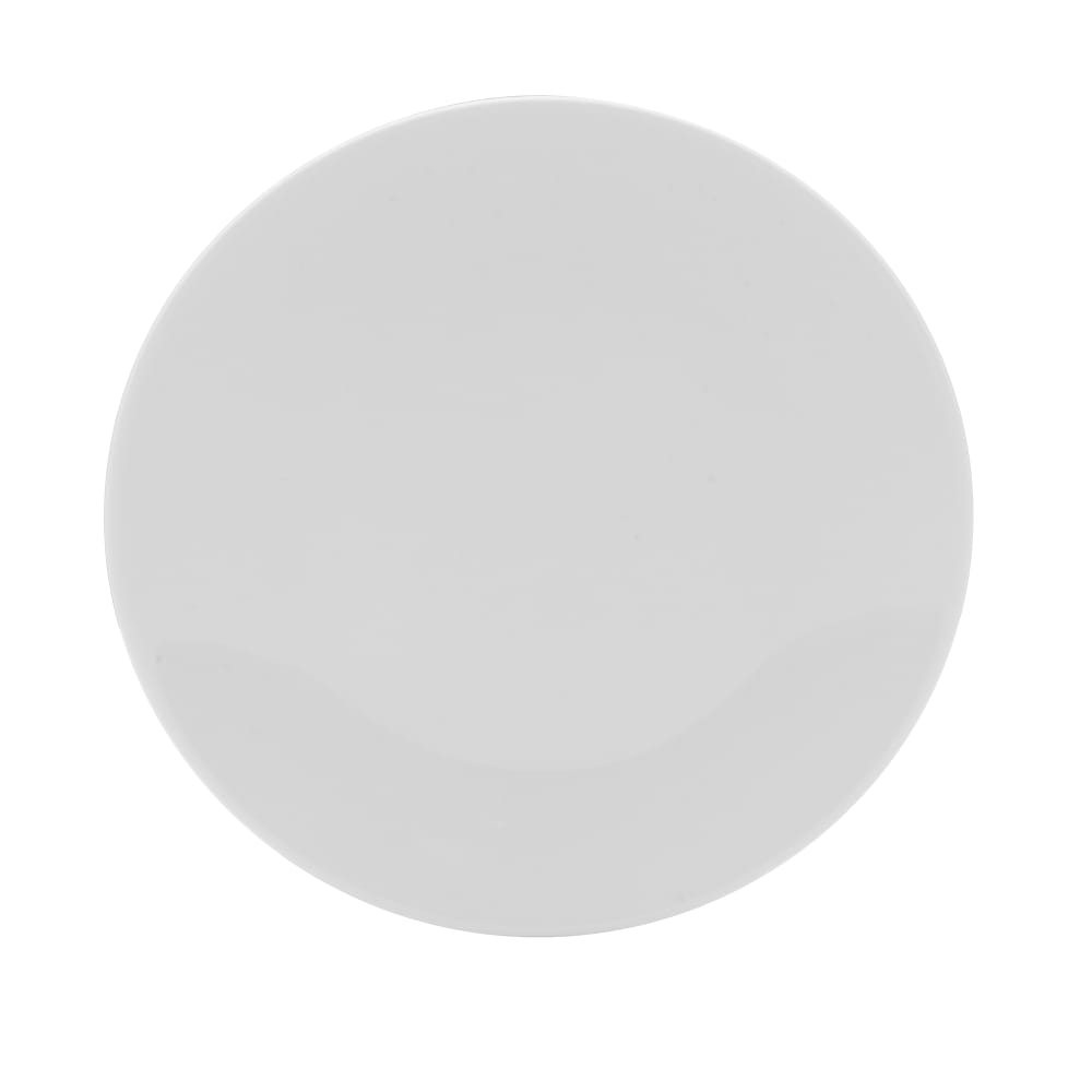 106-5302816 6" Round Galleria Coupe Plate - Porcelain, White