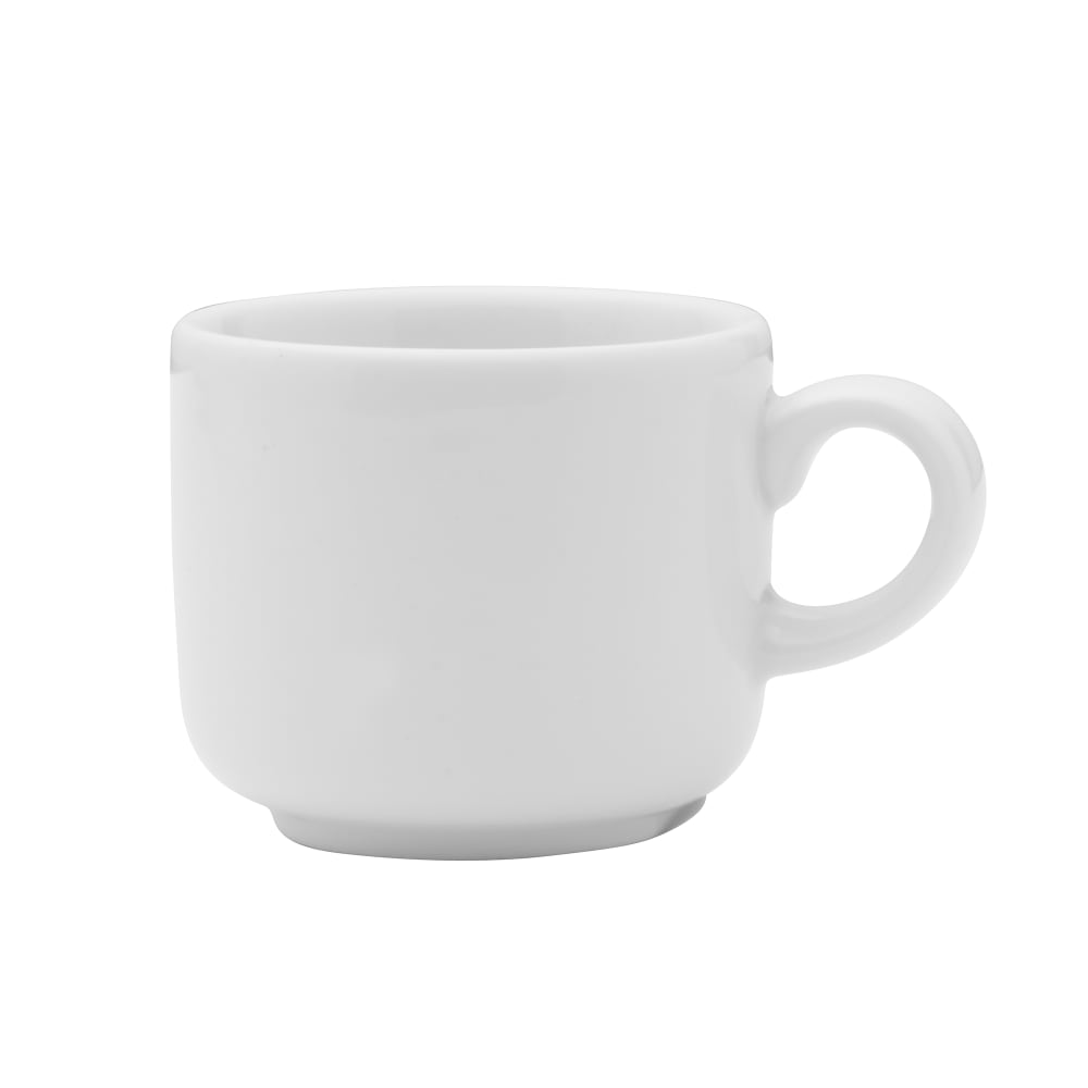 106-5302578 3 1/25 oz Isla Espresso Cup - Porcelain, White